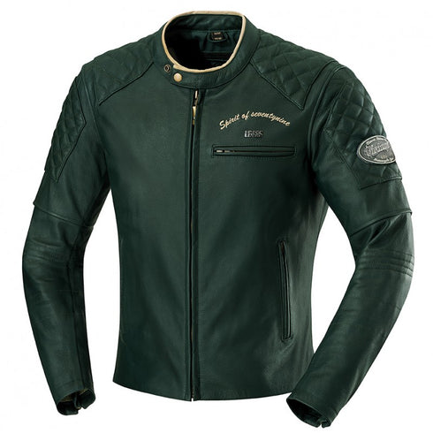 IXS Geaca Piele Eliott Green